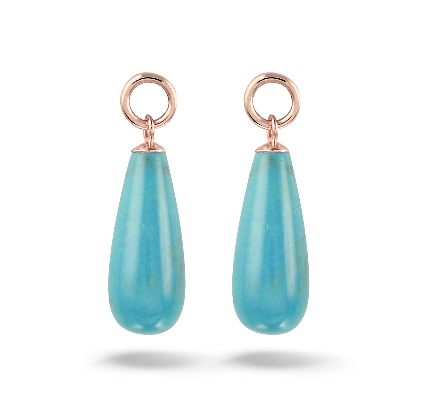 Y&G Oorhanger | Turkoois & 14k goud