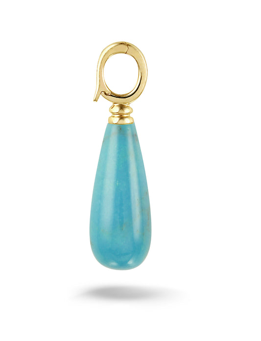 Y&G Hanger | Turkoois & 14k goud