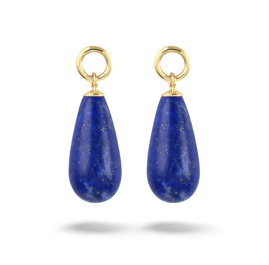 Y&G Oorhanger | Lapis Lazuli & 14k goud