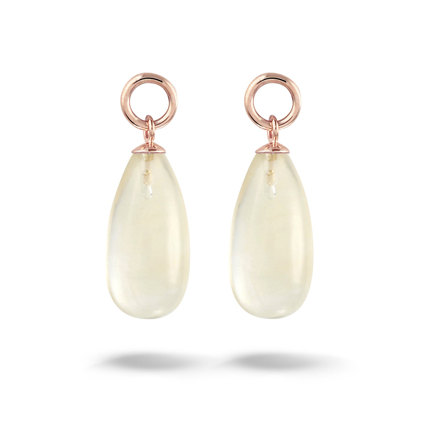 Y&G Oorhanger | Citrien & 14k goud