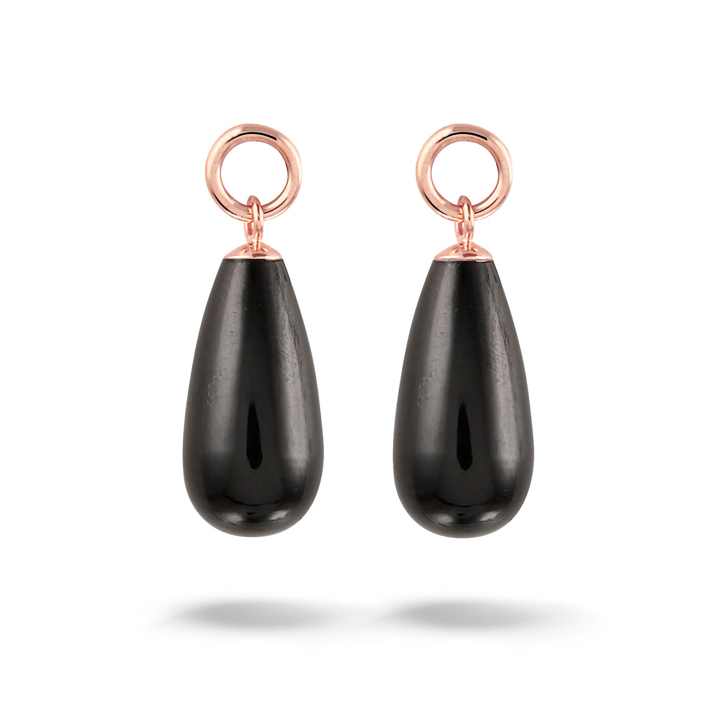 Y&G Oorhanger | Onyx & 14k goud