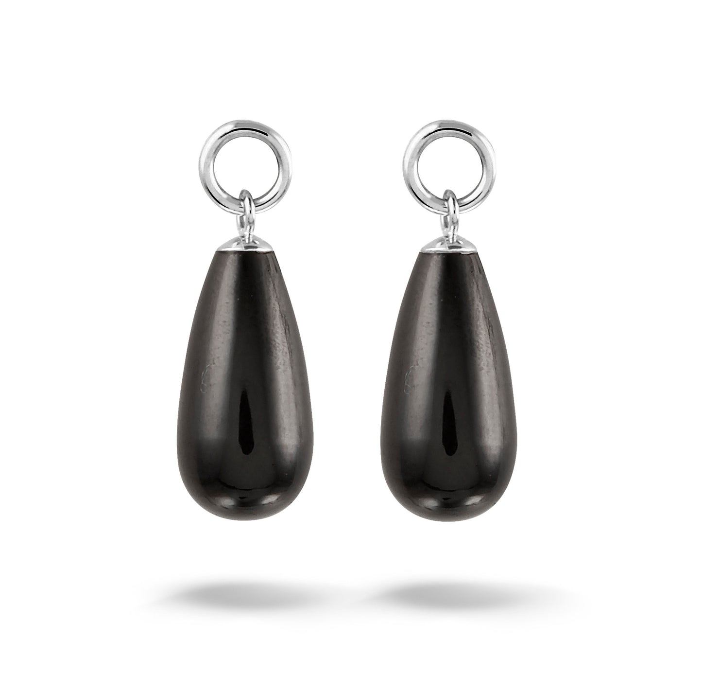 Y&G Oorhanger | Onyx & 14k goud