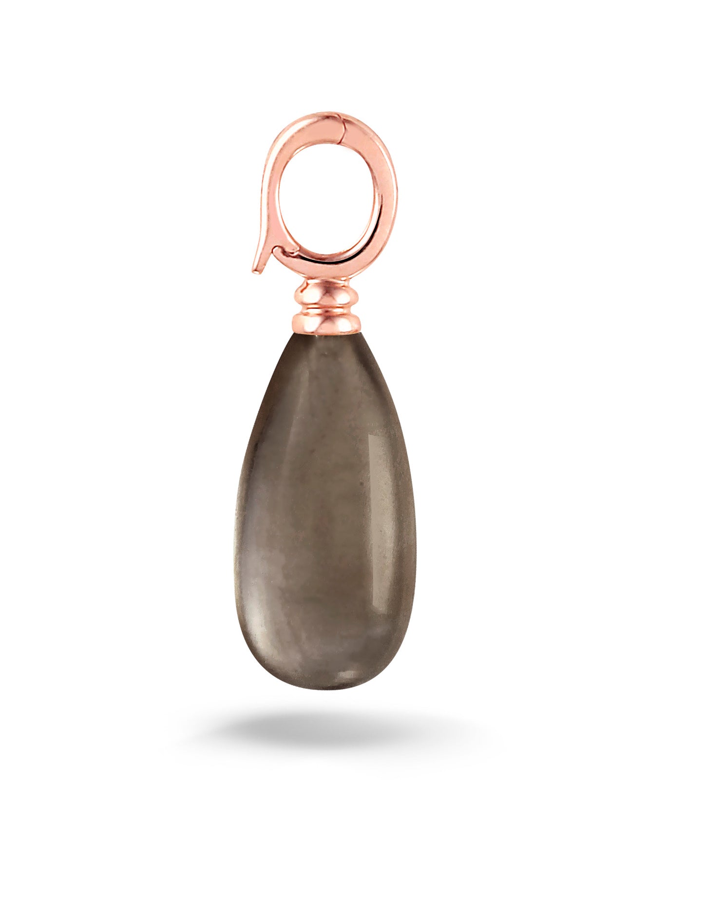 Y&G Hanger | Rookkwarts & 14k goud