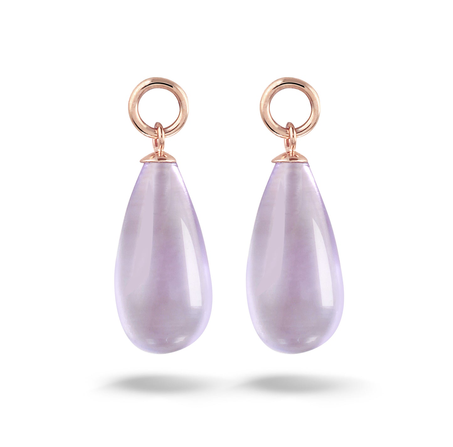 Y&G Oorhanger | Amethyst & 14k goud
