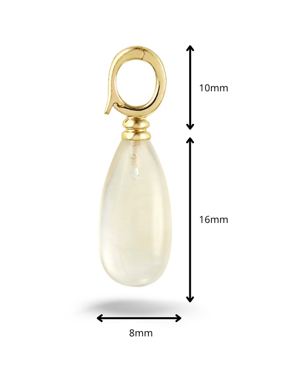 Y&G Hanger | Citrien & 14k goud