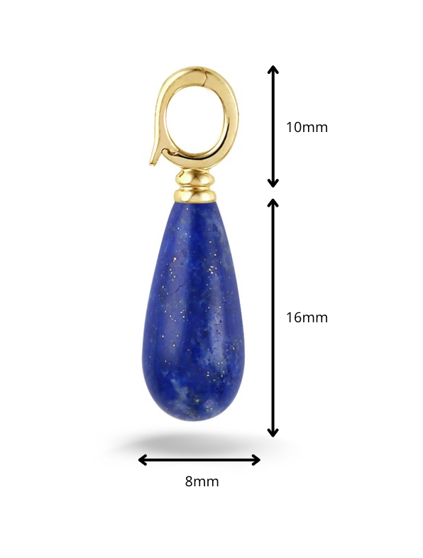 Y&G Hanger | Lapis Lazuli & 14k goud