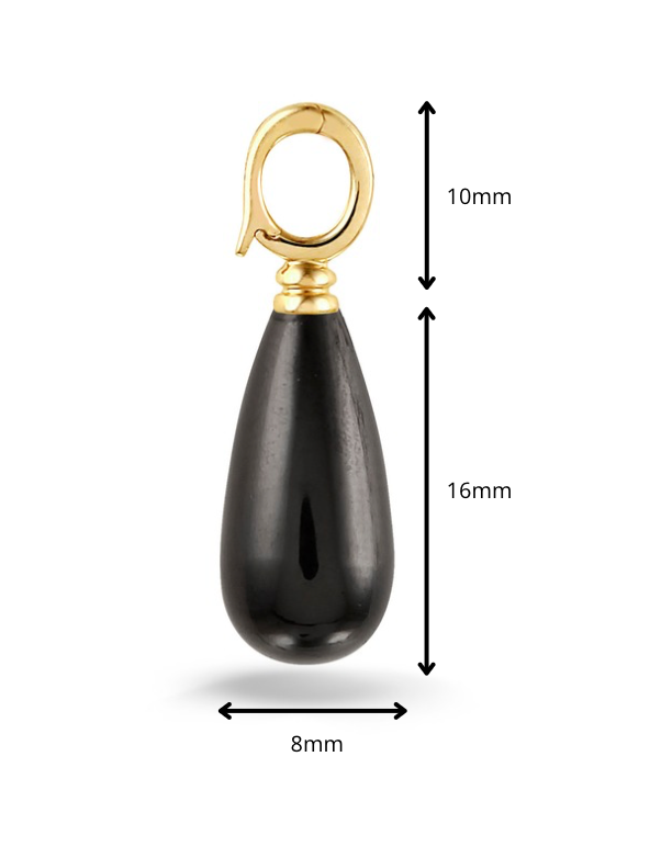 Y&G Hanger | Onyx & 14k goud