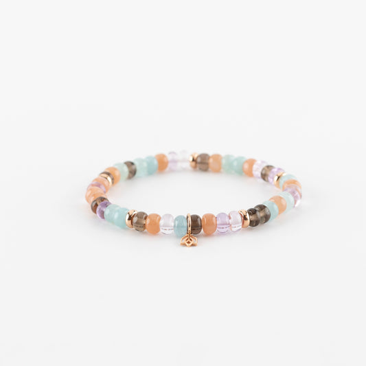 Y&G Beautiful | Edelstenen armband & 18k roségoud
