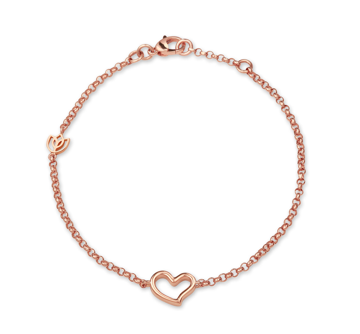 Y&G Bracelet | Heart & 18k gold