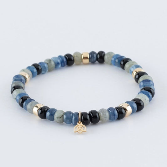 Y&G Urban | Edelstenen armband & 14k goud