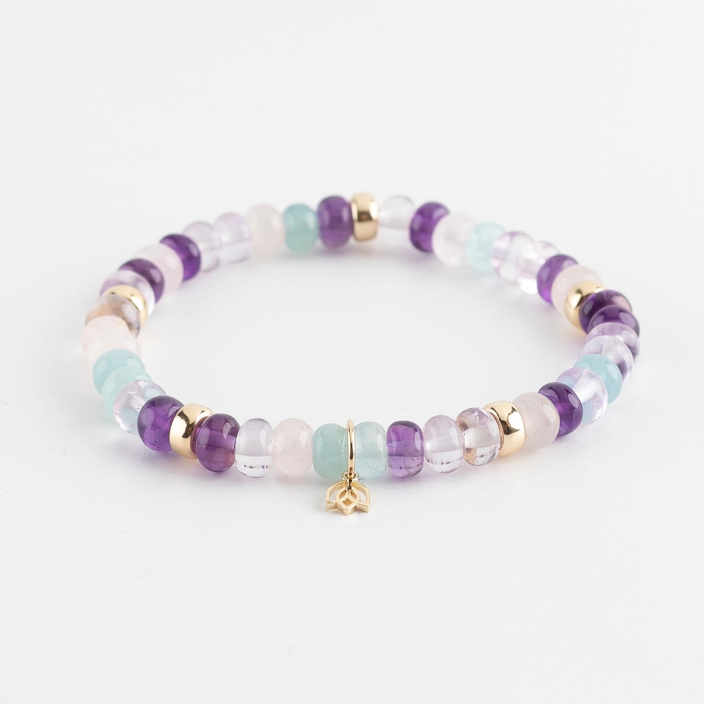 Y&G Mystic Grace | Edelstenen armband & 14k goud