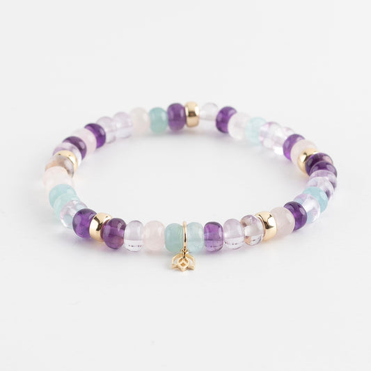 Y&G Mystic Grace | Edelstenen armband & 14k goud