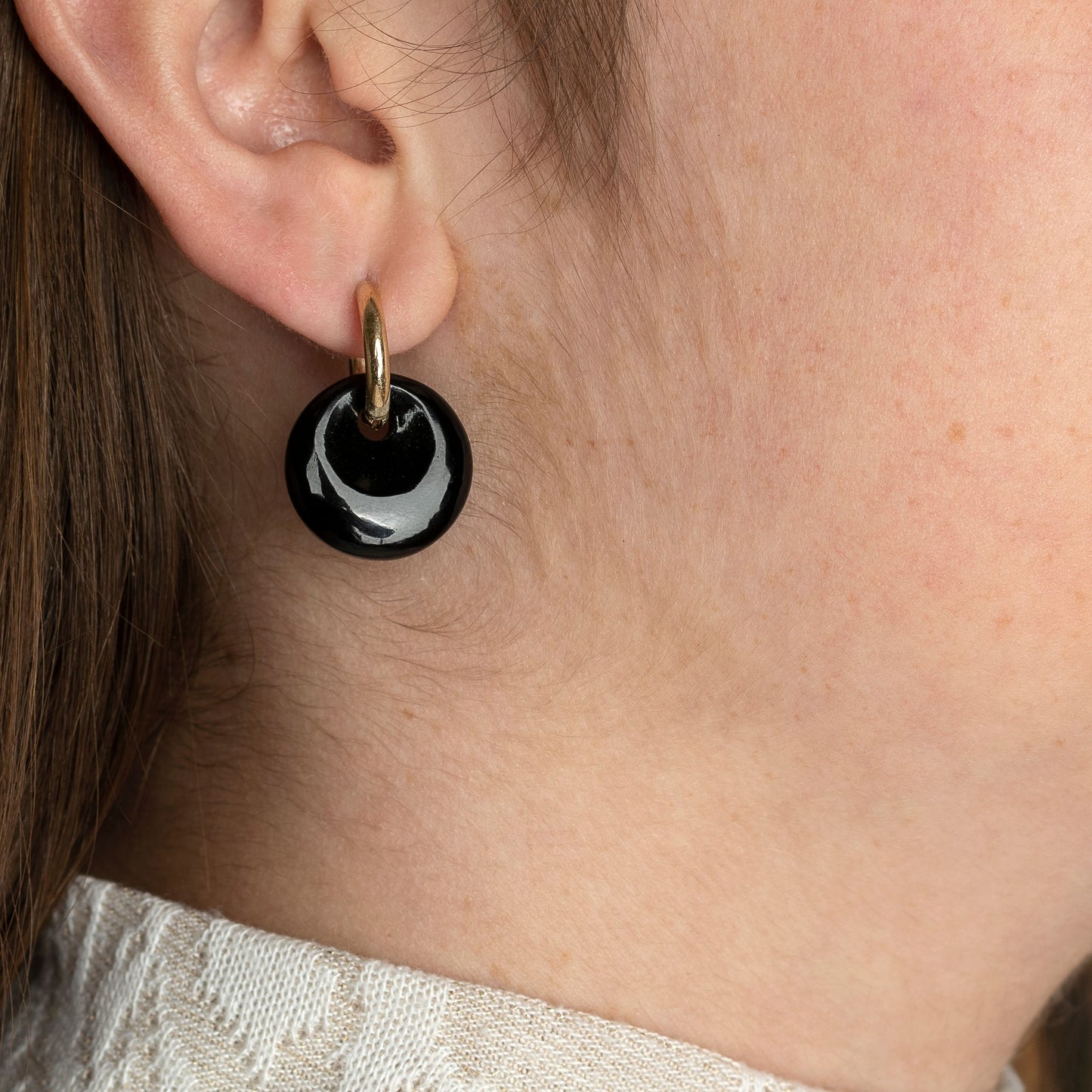 Y&G Oorhanger | Zwarte Onyx