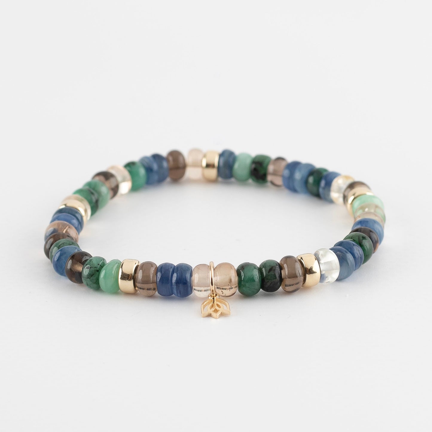 Y&G Maple Glow | Edelstenen armband & 14k goud