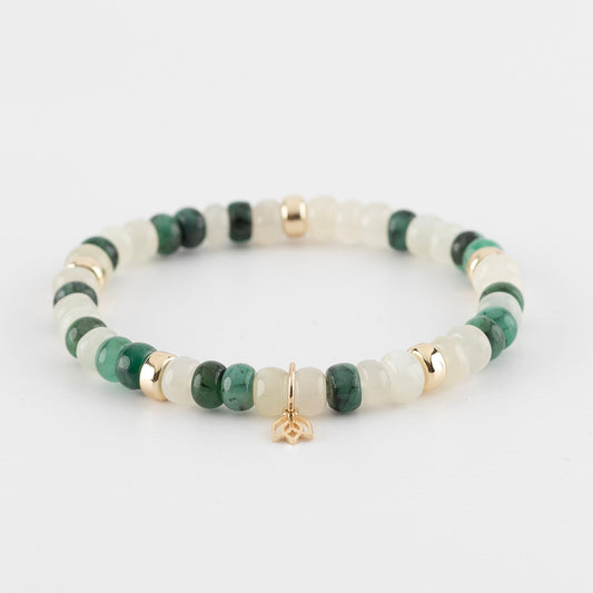 Y&G Mount Everest | Edelstenen armband & 14k goud