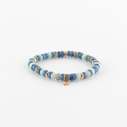 Y&G Denim | Edelstenen armband & 18k roségoud