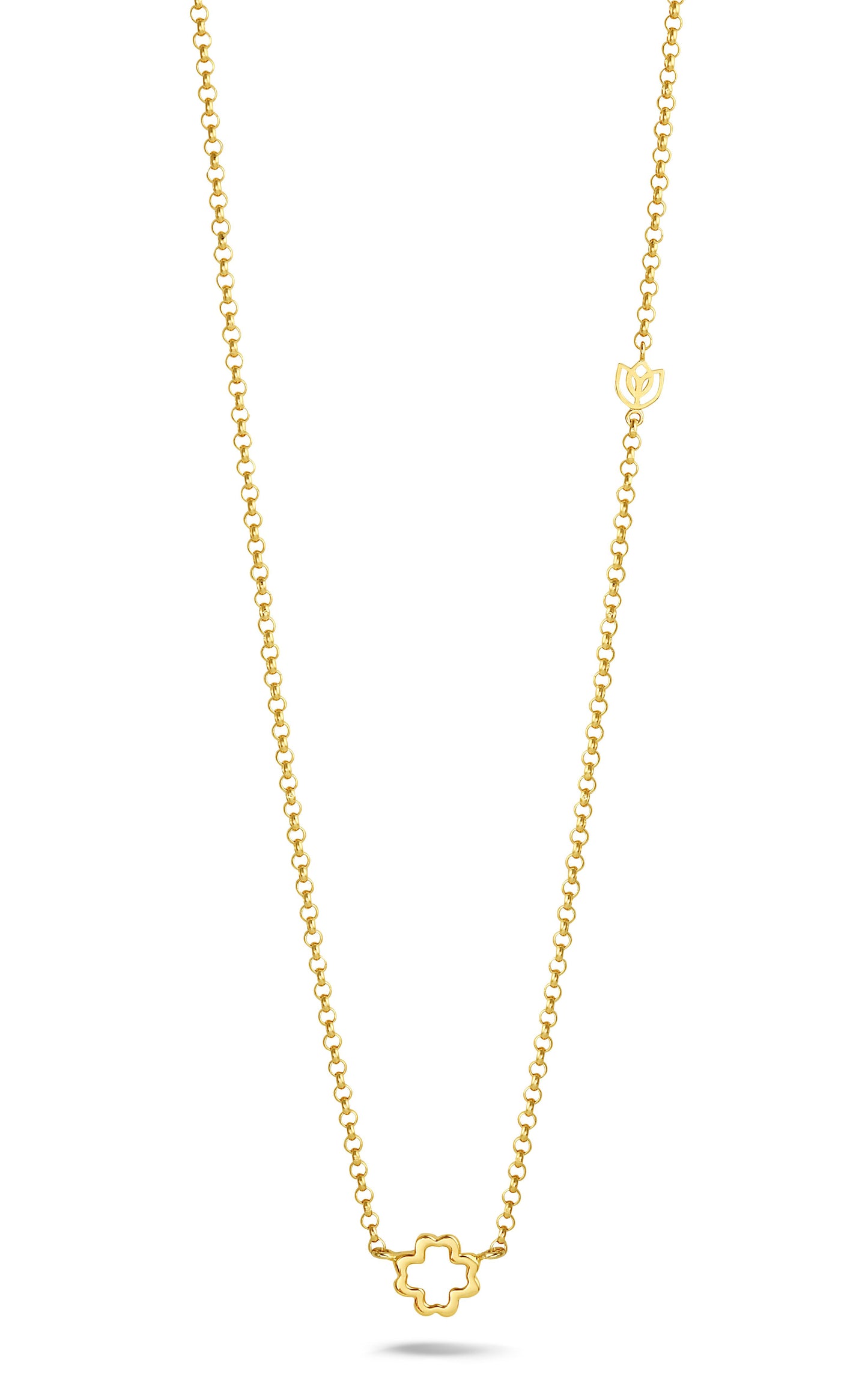 Y&G Collier | Clover & 18k gold