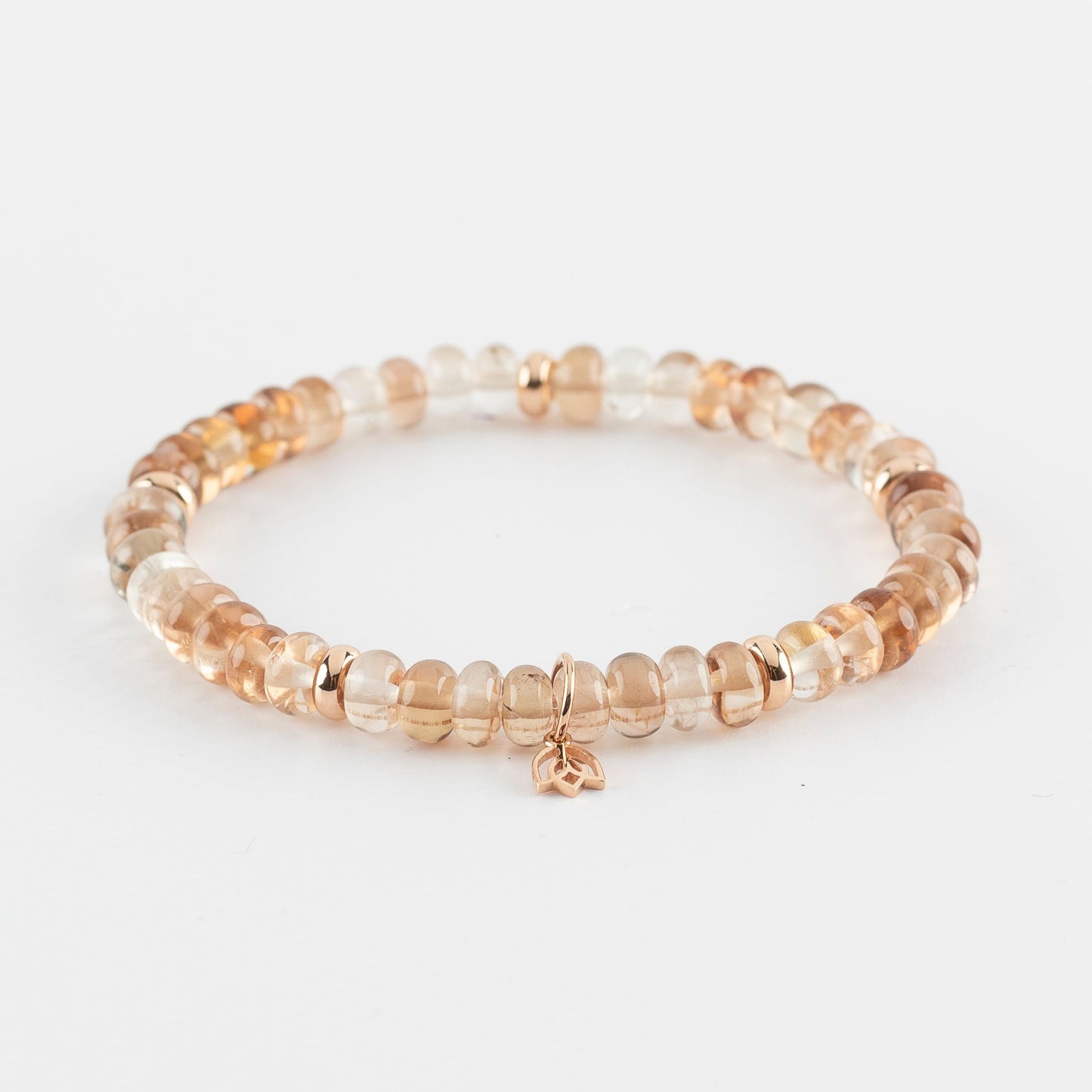 Y&G edelstenen armband | Imperial Topaas & 18K roségoud