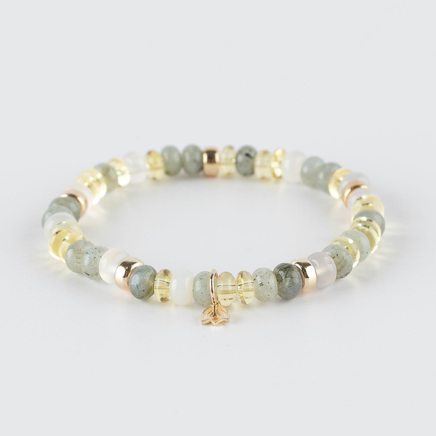 Y&G Shine Bright | Edelstenen armband & 14k goud