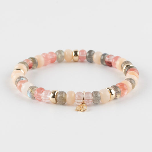 Y&G Perfect | Edelstenen armband & 14k goud