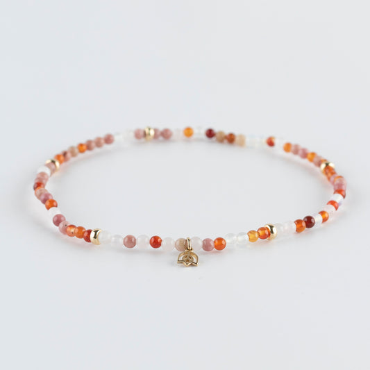 Y&G Sunset Glow | Enkelbandje & 14k goud
