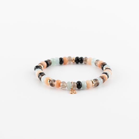 Y&G Classy | Edelstenen armband & 18k roségoud
