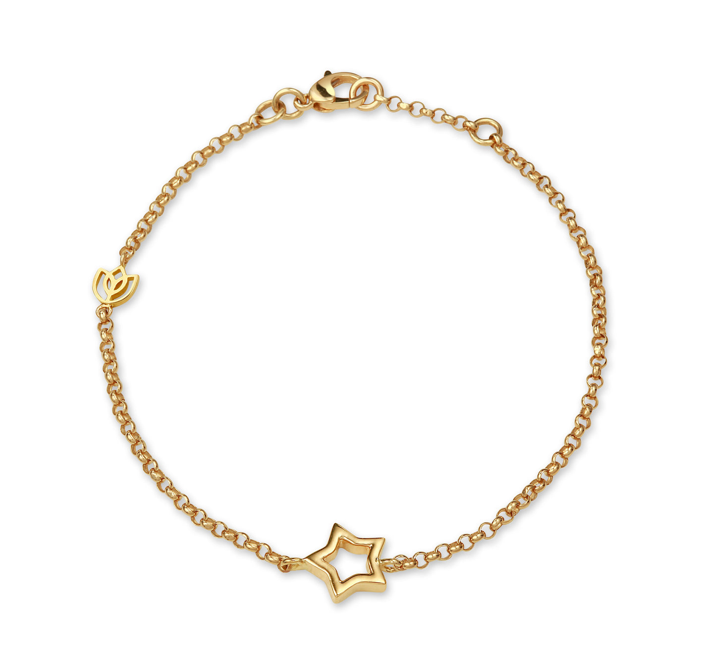Y&G Bracelet | Star & 18k gold