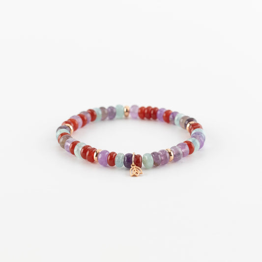 Y&G Baroque Style | Edelstenen armband & 18k roségoud