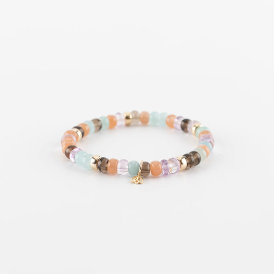 Y&G Beautiful | Edelstenen armband & 14k goud