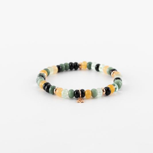 Y&G Forest | Edelstenen armband & 18k roségoud