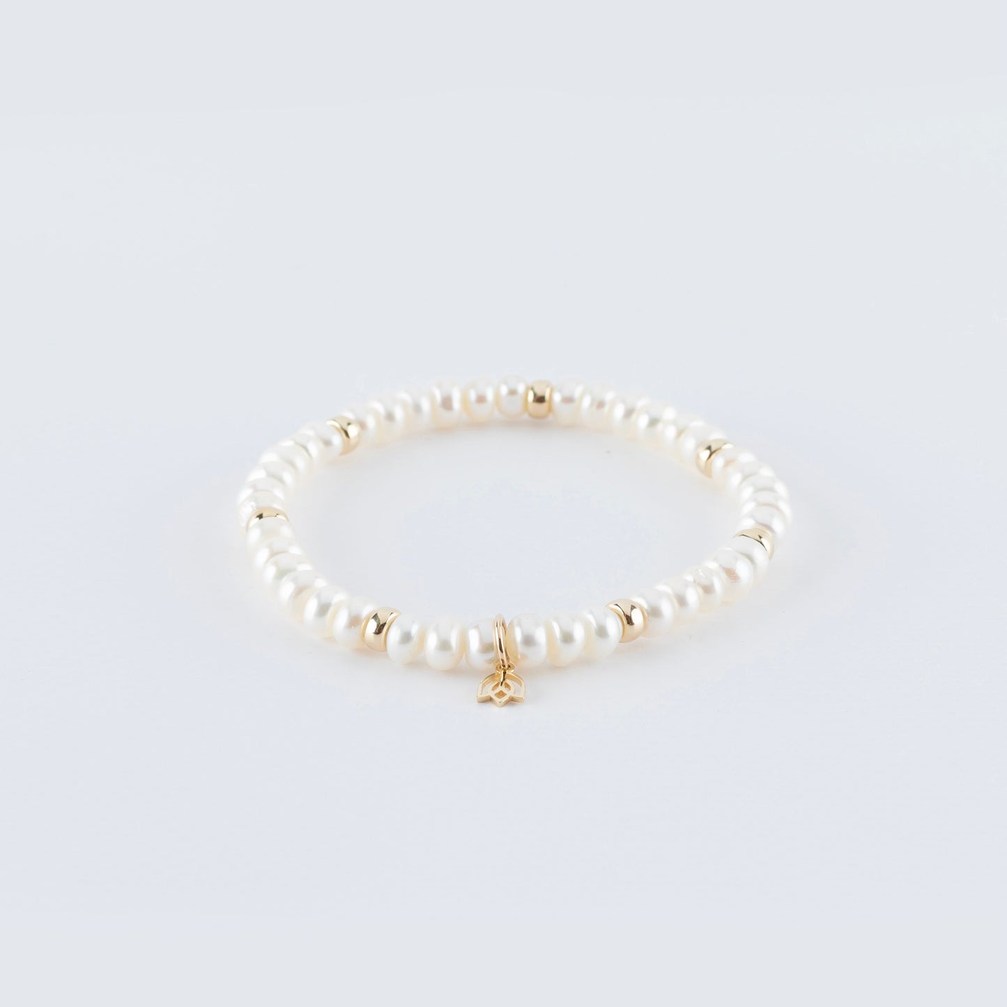 Y&G armband | Zoetwaterparels & 14k goud