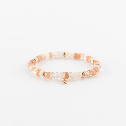 Y&G Elegant | Edelstenen armband & 18k roségoud