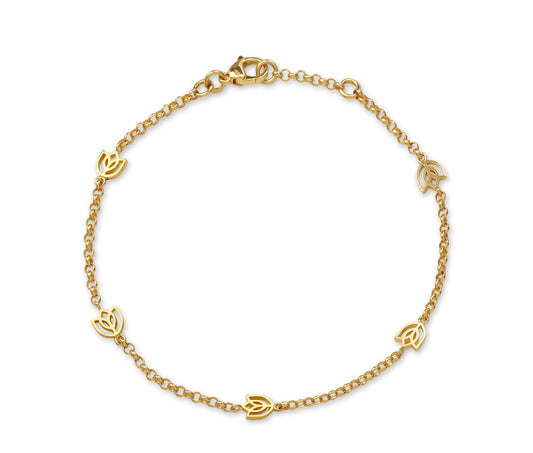 Y&G Bracelet | Tulip & 18k gold