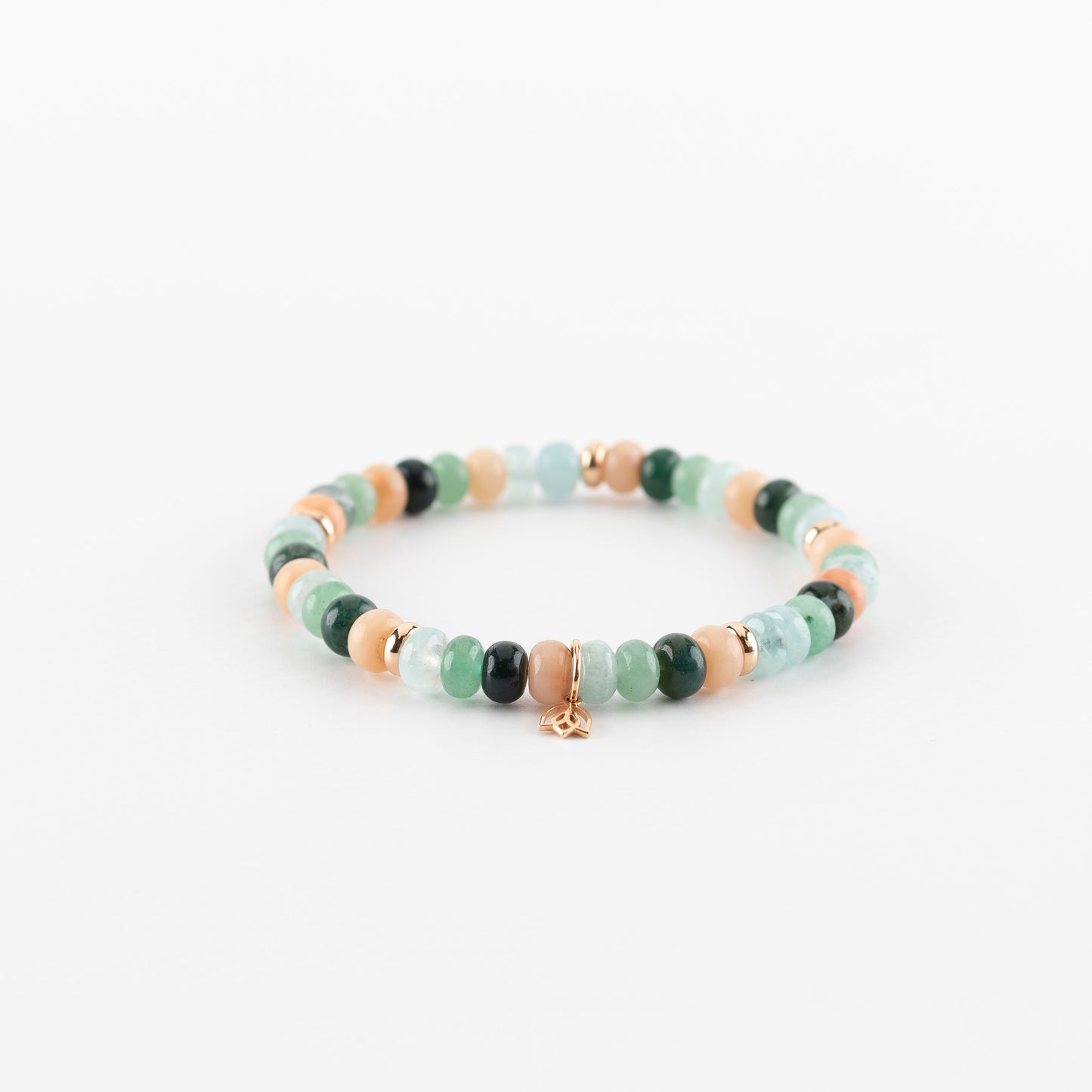 Y&G Pastel Power | Edelstenen armband & 18k roségoud