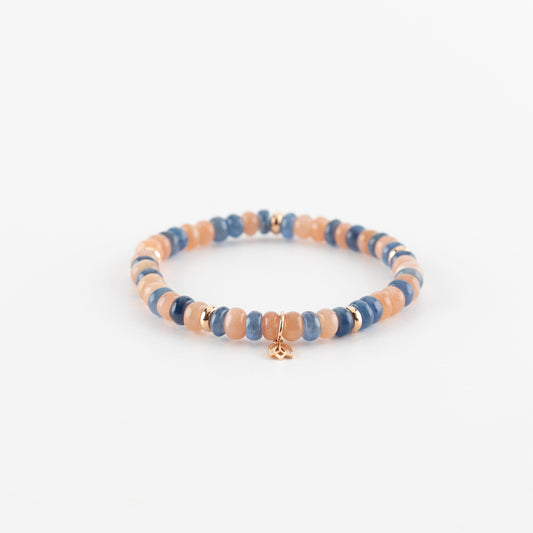Y&G Sweet | Edelstenen armband & 18k roségoud