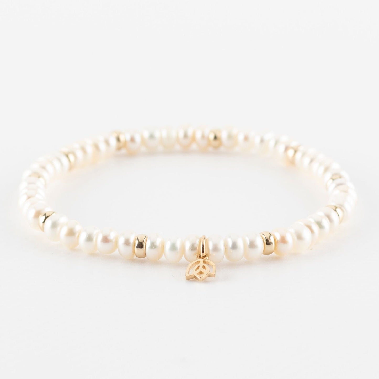 Y&G armband | Zoetwaterparels & 14k goud
