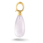 Y&G Hanger | Rozenkwarts & 14k goud