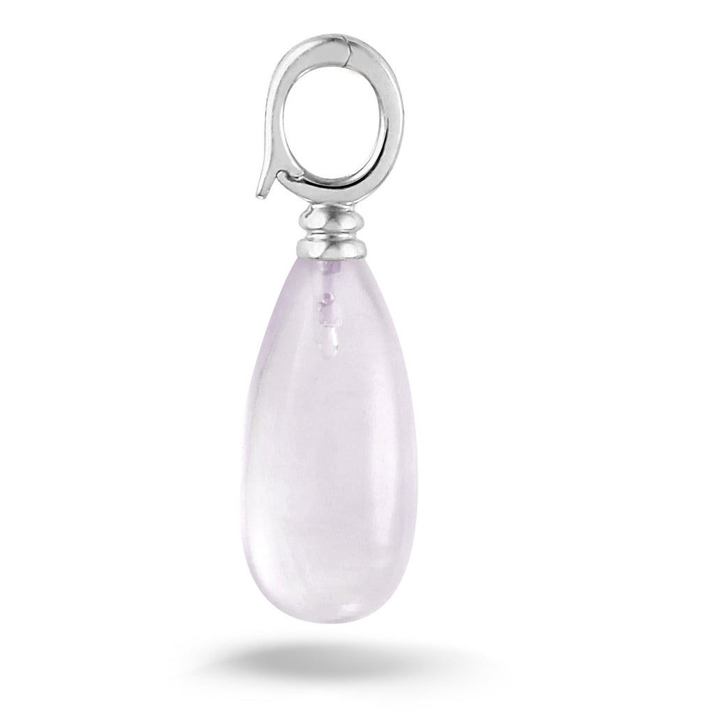 Y&G Hanger | Rozenkwarts & 14k goud