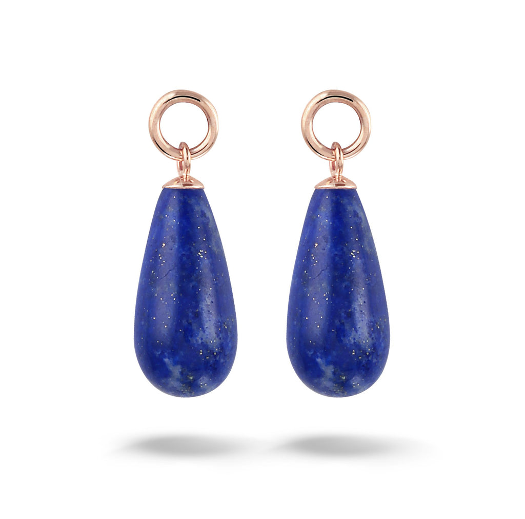 Y&G Oorhanger | Lapis Lazuli & 14k goud