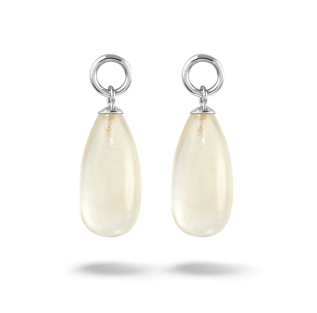 Y&G Oorhanger | Citrien & 14k goud
