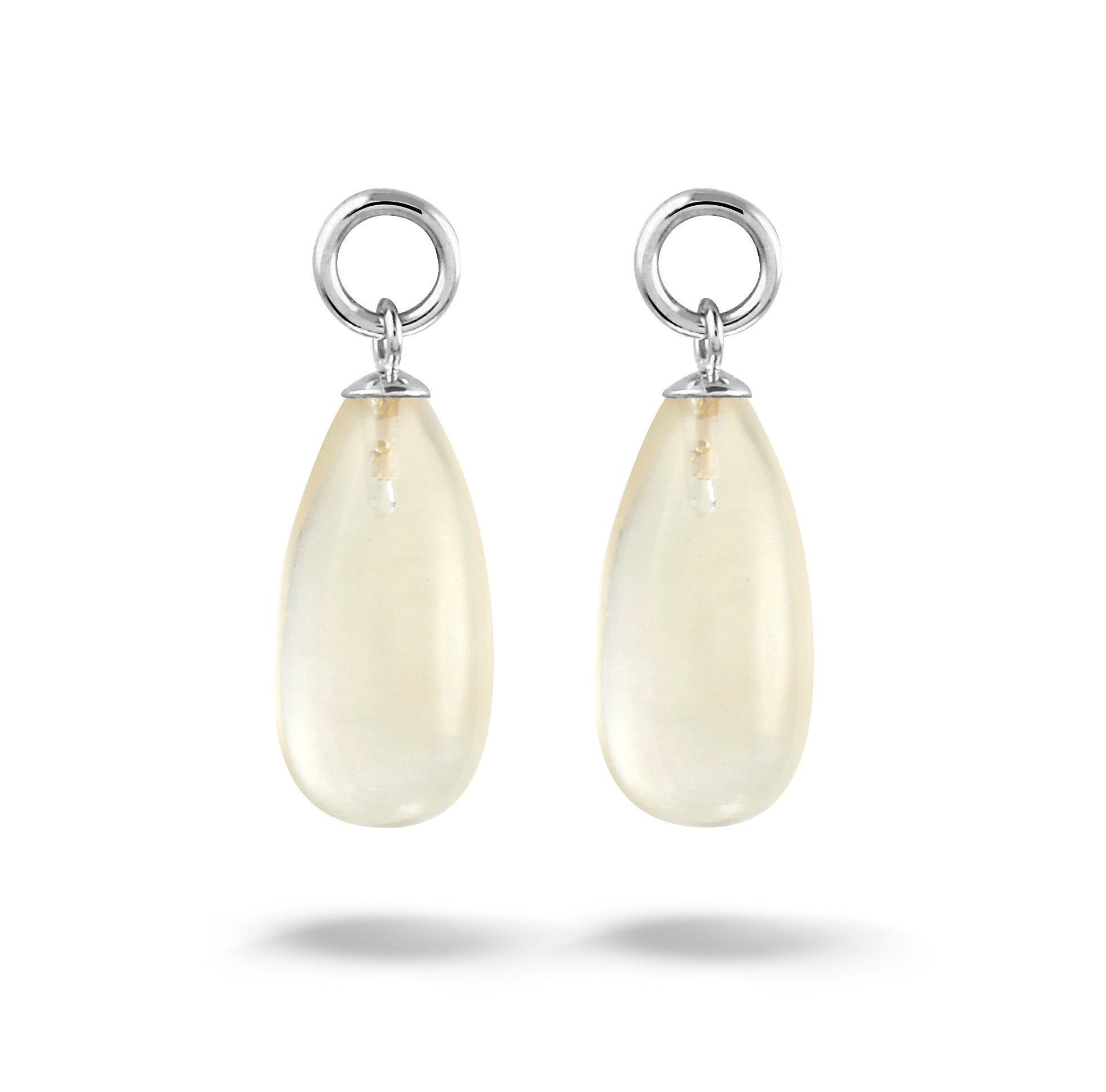 Y&G Oorhanger | Citrien & 14k goud
