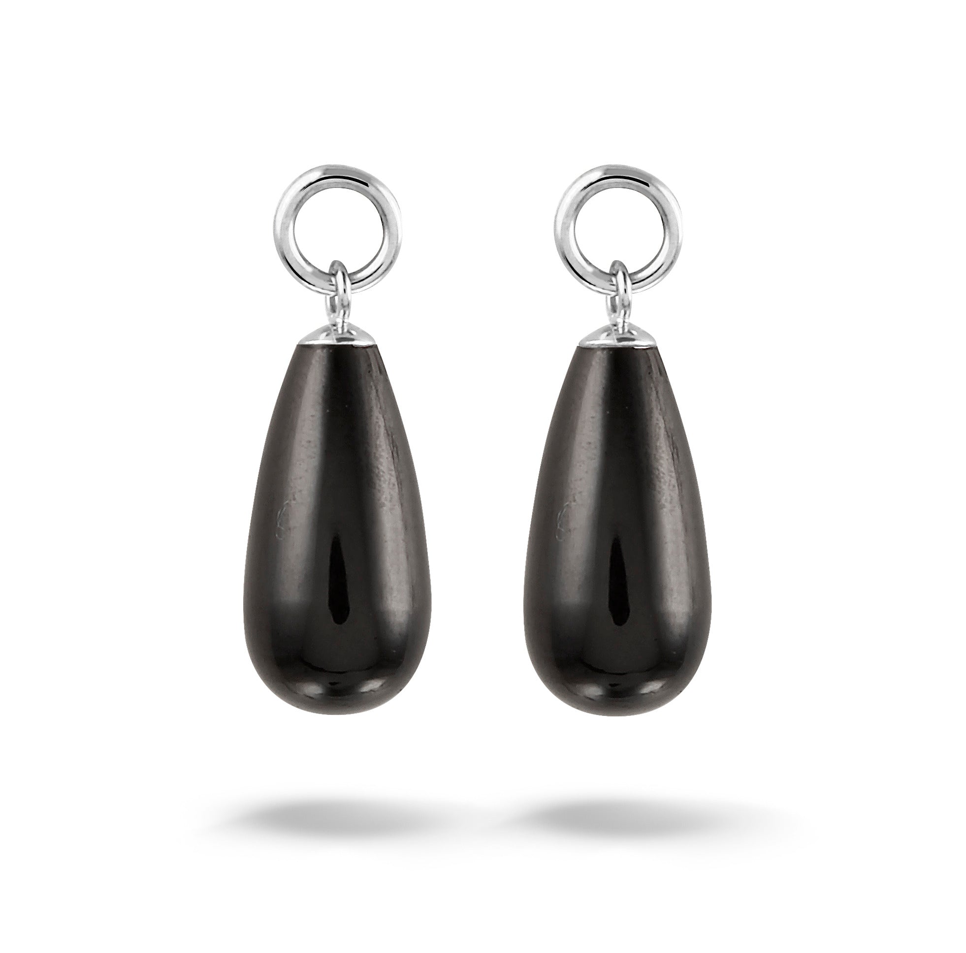Y&G Oorhanger | Onyx & 14k goud