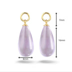 Y&G Oorhanger | Amethyst & 14k goud