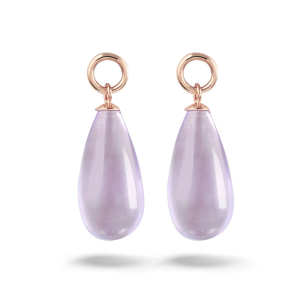 Y&G Oorhanger | Amethyst & 14k goud