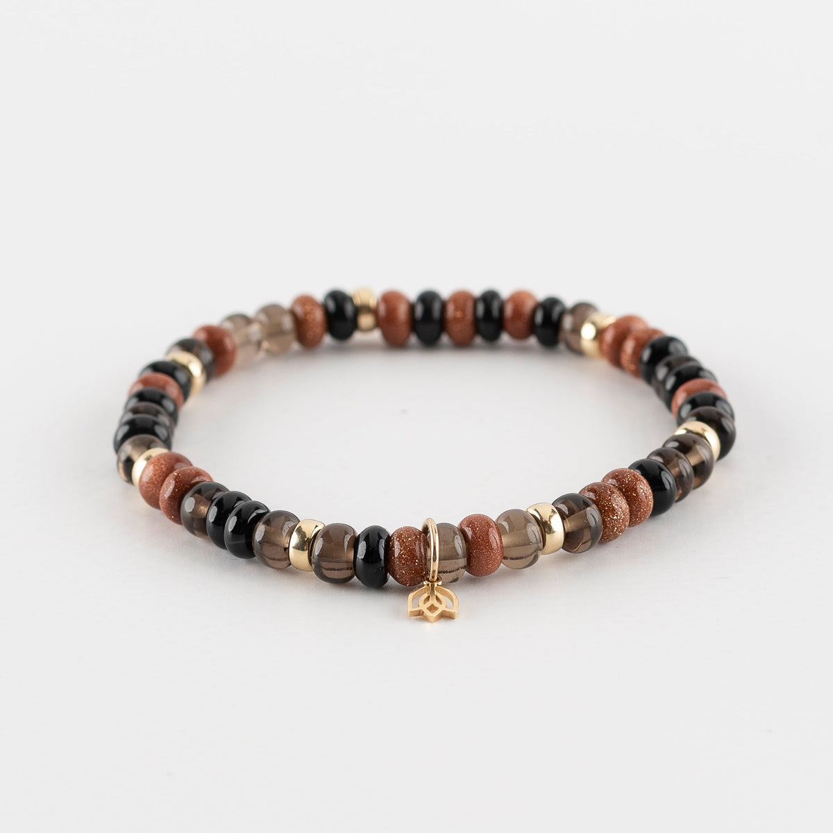 Y&G Sparkle | Edelstenen armband & 14k goud