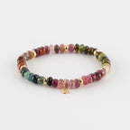 Y&G edelstenen armband | Toermalijn & 14k goud