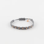 Y&G Satijnkoord armband | 18k roségoud