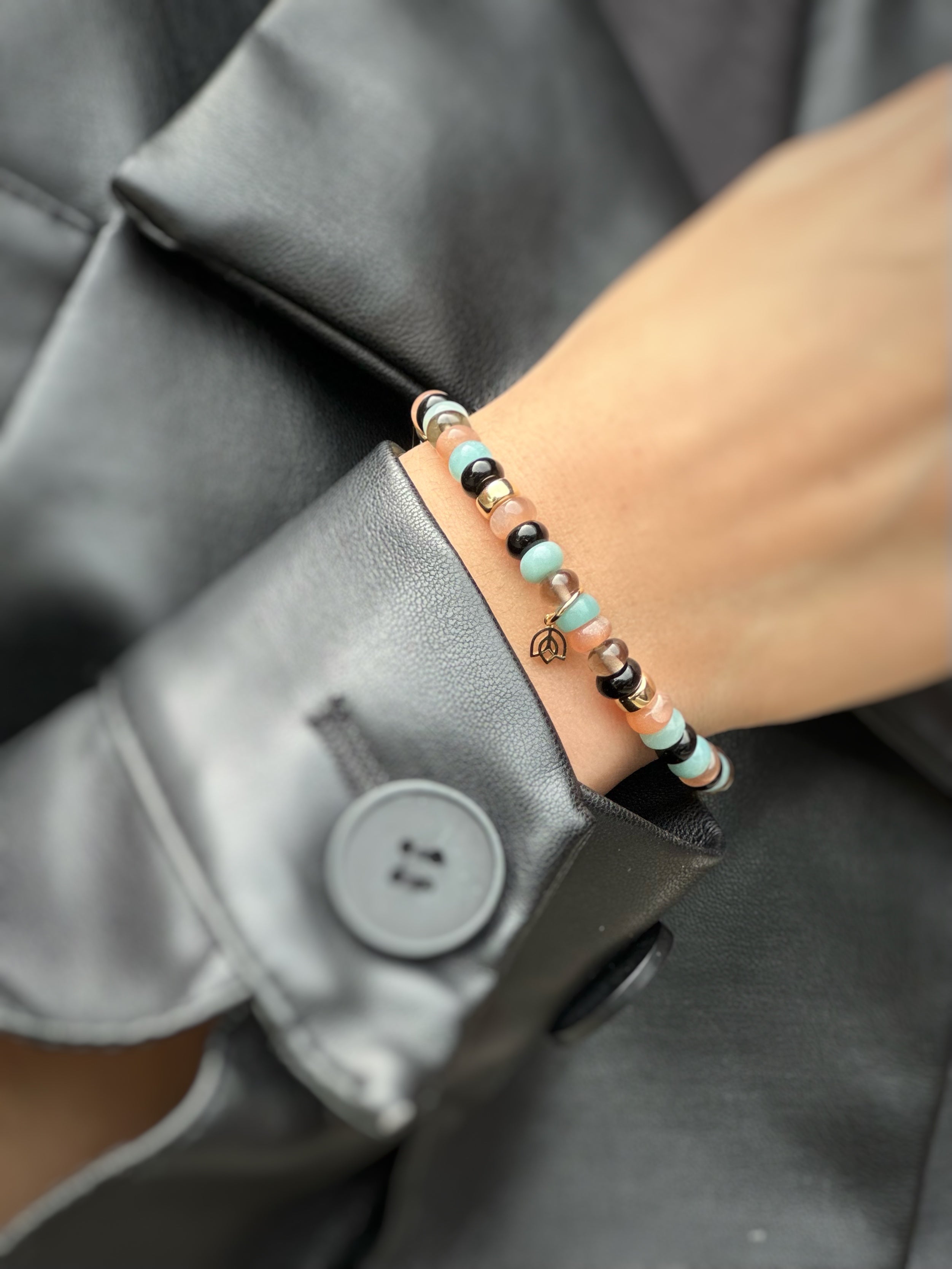 Y&G Desert Sky | Edelstenen armband & 14k goud