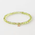 Y&G edelstenen armband | Peridot & 14k goud