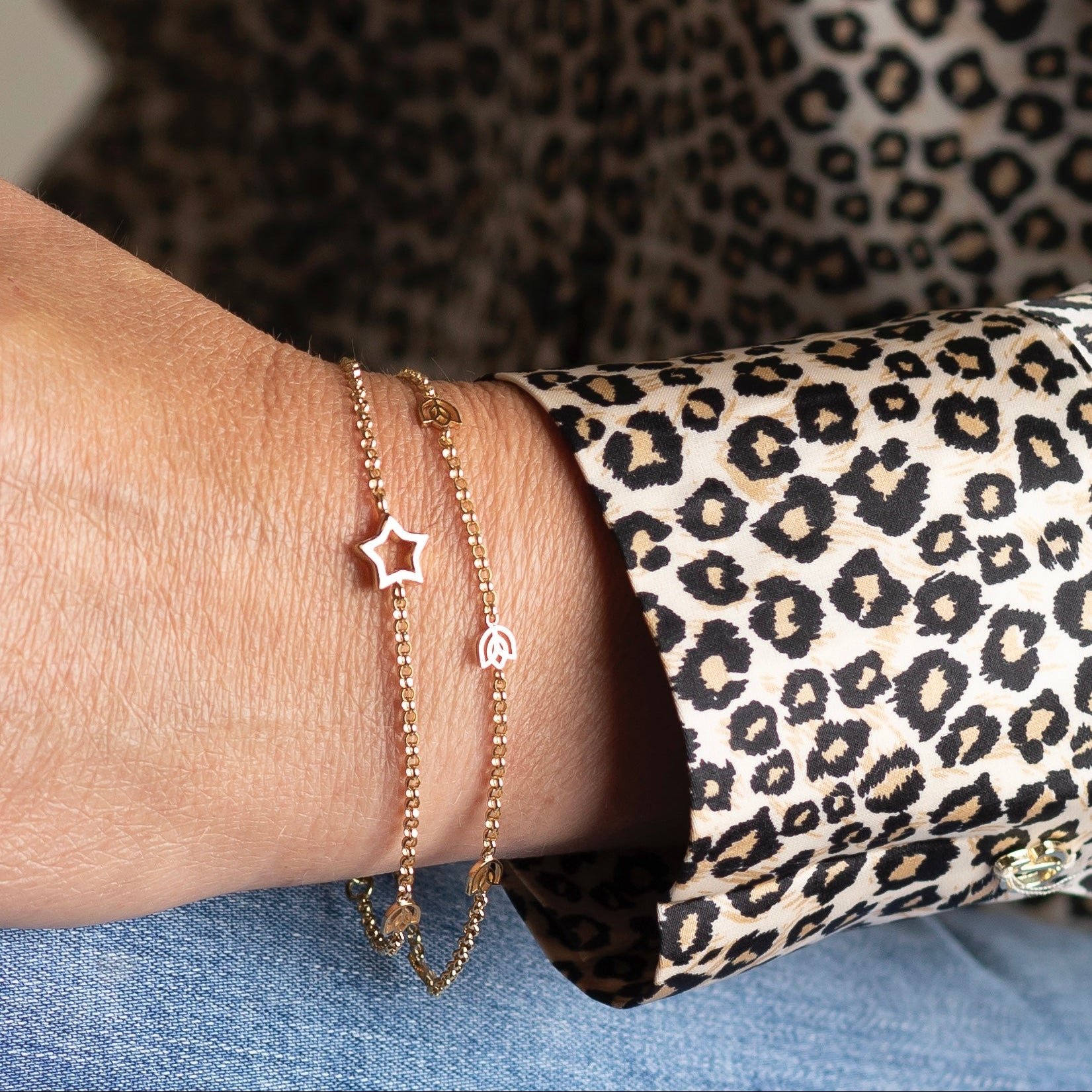 Y&G Bracelet | Star & 18k gold